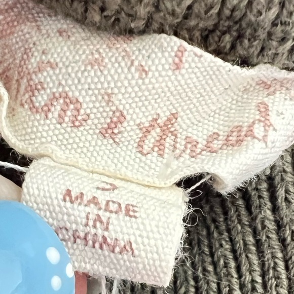 Hem & Thread Small Camouflage Crewneck Varsity Stripe Elbow Length Sweater - Picture 8 of 9